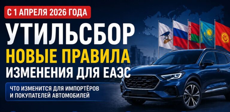 Утильсбор с 1 апреля 2026 года: новые правила, изменения для ЕАЭС