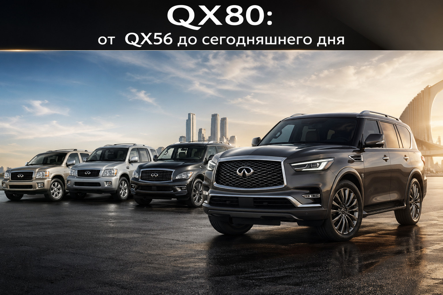 QX80: от QX56 до сегодняшнего дня