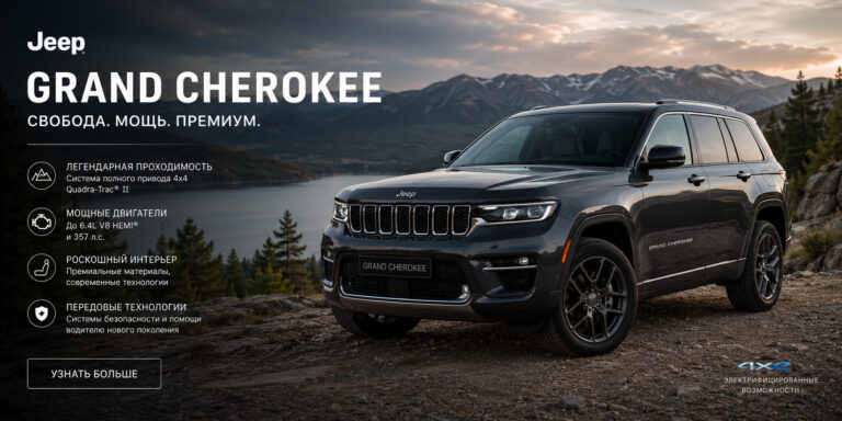 Jeep Grand Cherokee: WK2 и WL, характеристики V6–Trackhawk
