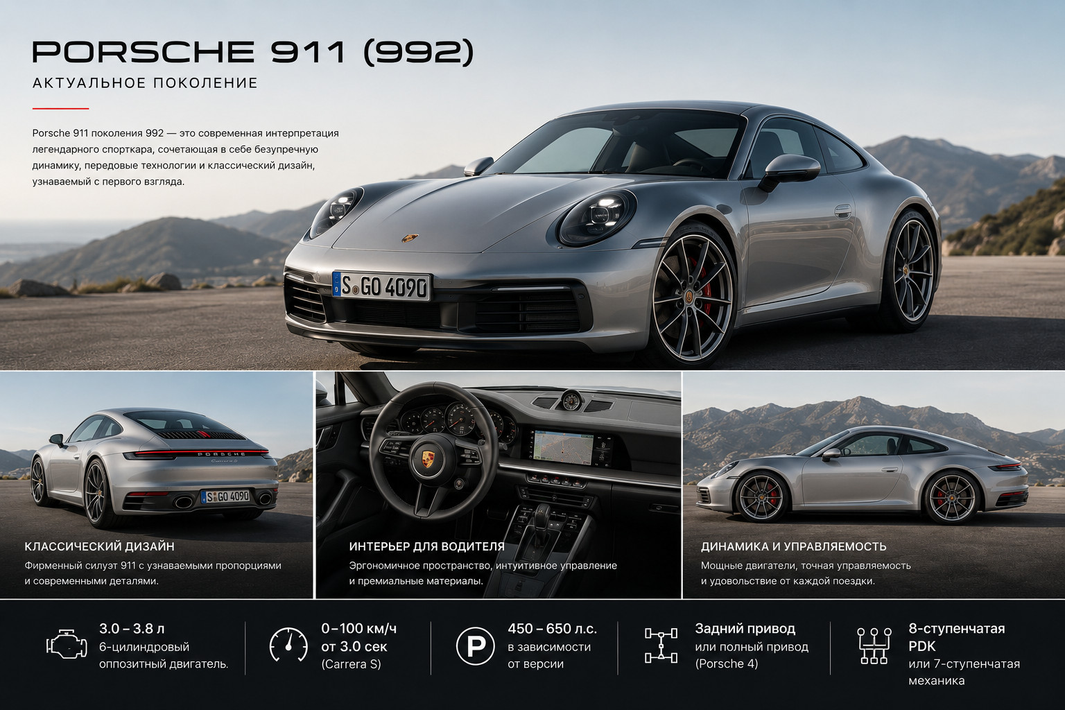 Porsche 911: эволюция легенды

